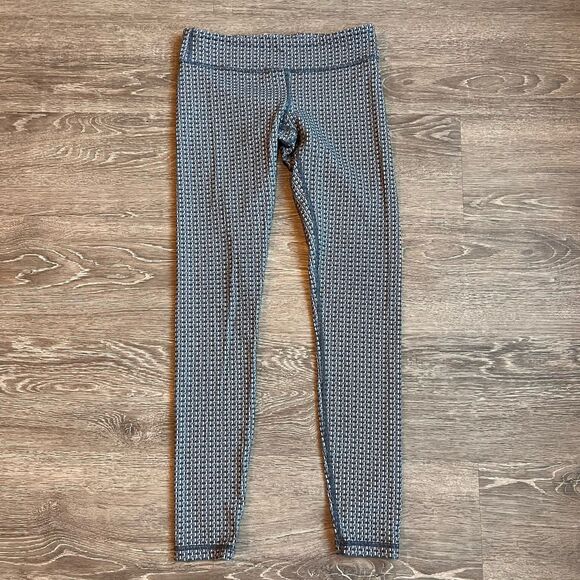 Ivivva Girl's Digi Weave Geometric Rhythmic Tights Girl's Size 12 - Picture 1 of 3